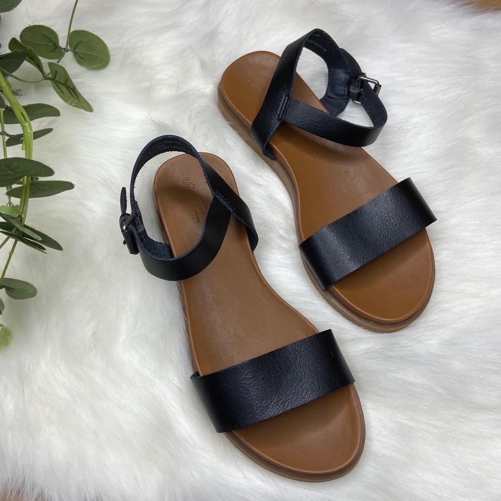 Black Ankle Strap Sandals - Universal Thread